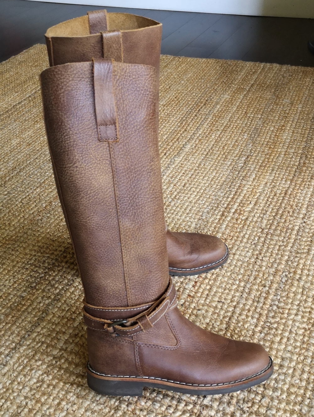 Roots tall leather boots